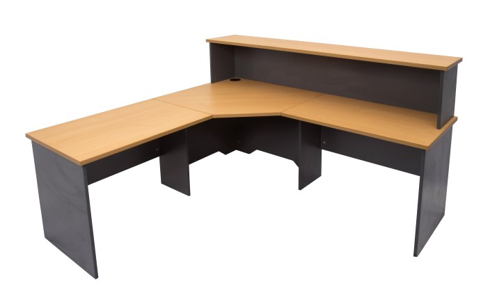 Natural Oak Top - Ironstone Base